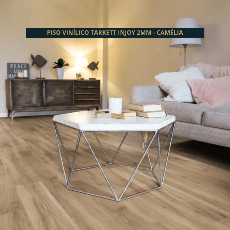 Piso Vinílico Tarkett Injoy 2mm - Camélia Cx 4,09m² - Estilo Home
